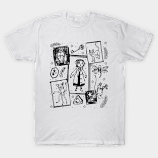 Coraline Halloween, Horror Coraline, Vintage Coraline Horror Movie, Halloween Nightmare Lovers, Trick Or Treat, Spooky Season T-Shirt